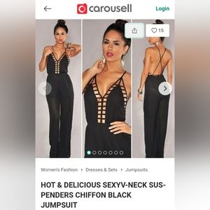 Hot & Delicious Chiffon Wide Leg Jumpsuit
